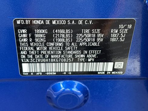 Used 2019 Honda HR-V Sport image 55