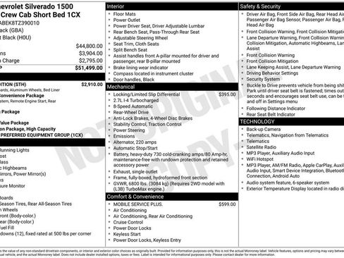 Used 2026 Chevrolet Silverado 1500 Custom w/ Rally Edition RWD image 15