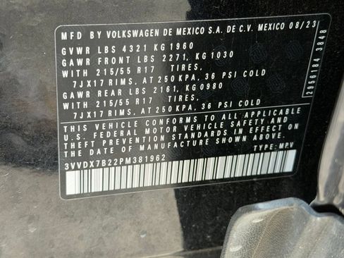 Certified 2023 Volkswagen Taos S w/ Driver Assistance Package FWD image 22