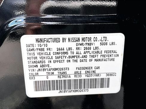 Used 2011 INFINITI M37 w/ Premium Pkg RWD image 33