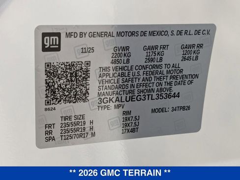 New 2026 GMC Terrain Elevation w/ Black Edition image 36