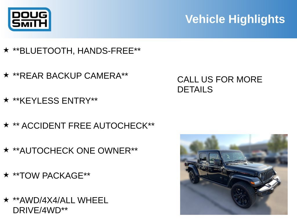 Certified 2024 Jeep Gladiator Sport AWD/4WD image 7