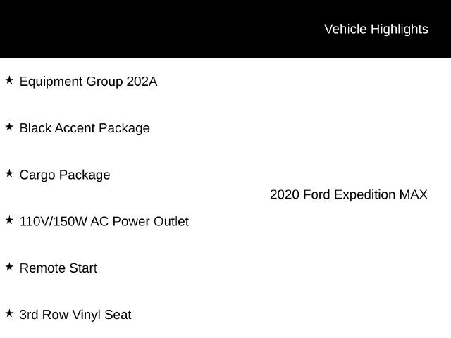 Used 2020 Ford Expedition Max XLT w/ Equipment Group 202A RWD image 12