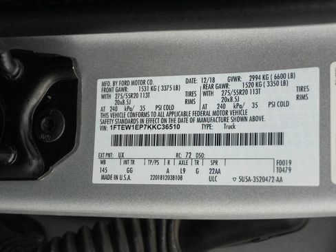 Used 2019 Ford F150 XL w/ Equipment Group 101A Mid AWD/4WD image 33