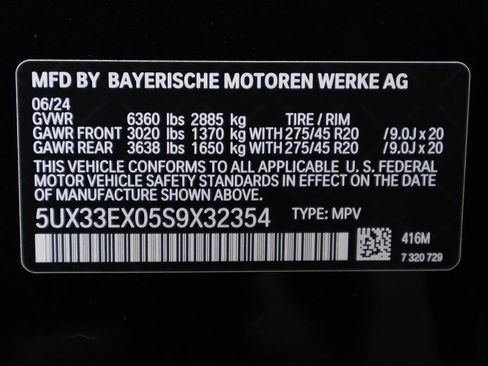 Used 2025 BMW X6 xDrive40i w/ Climate Comfort Package image 53