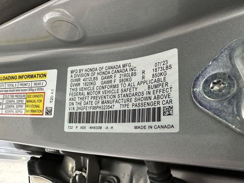 Certified 2023 Honda Civic Touring image 13
