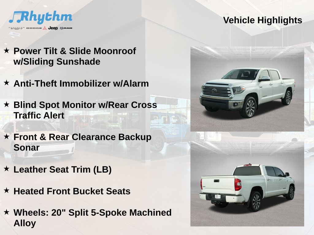 Used 2021 Toyota Tundra Limited w/ Limited Premium Package AWD/4WD image 17