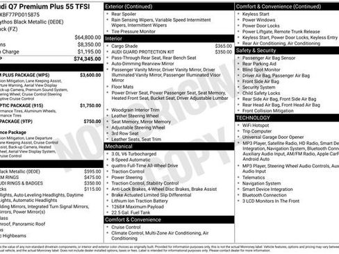 Certified 2023 Audi Q7 3.0T Premium Plus w/ Premium Plus Package AWD/4WD image 38