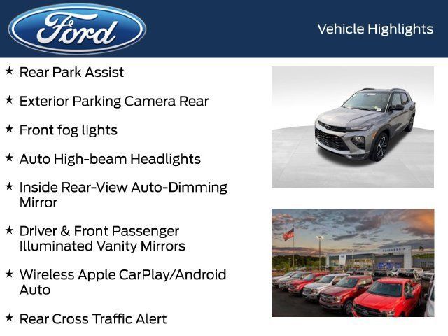 Used 2021 Chevrolet TrailBlazer RS w/ Sun and Liftgate Package AWD/4WD image 13