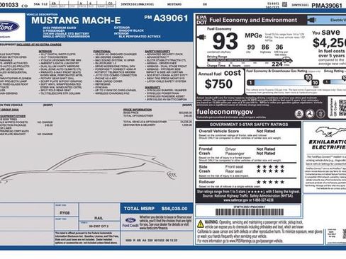 Used 2023 Ford Mustang Mach-E Premium AWD/4WD image 4