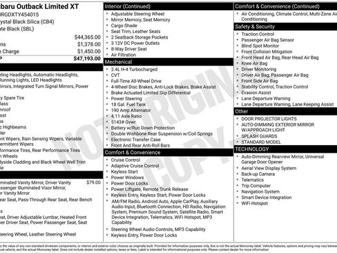 Certified 2026 Subaru Outback Limited XT AWD/4WD image 3