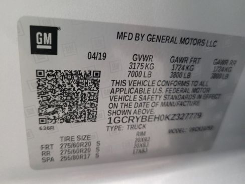 Used 2019 Chevrolet Silverado 1500 Custom w/ Custom Value Package image 33