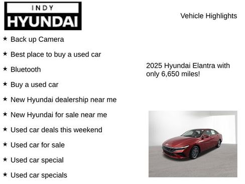Used 2025 Hyundai Elantra Sport FWD image 7