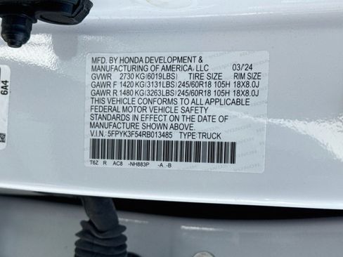 Used 2024 Honda Ridgeline RTL image 31