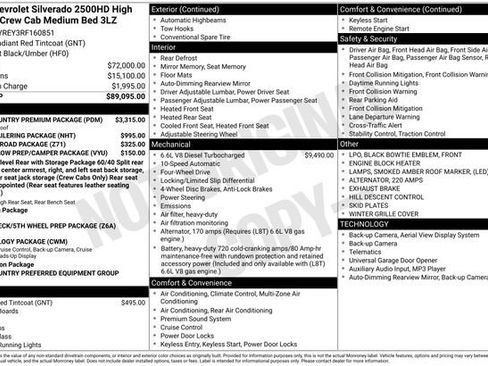 Used 2024 Chevrolet Silverado 2500 High Country w/ High Country Premium Package image 3