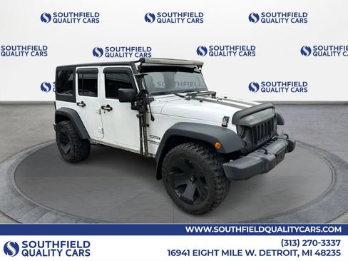 Used 2017 Jeep Wrangler Unlimited Sport w/ Connectivity Group AWD/4WD image 1