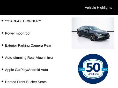 Used 2020 Honda Civic EX-L image 7