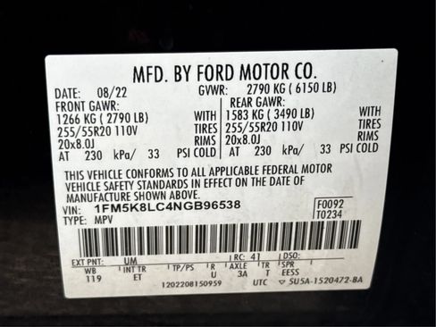 Used 2022 Ford Explorer King Ranch w/ Technology Package AWD/4WD image 27