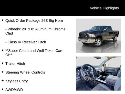 Used 2014 RAM 1500 Big Horn AWD/4WD image 11