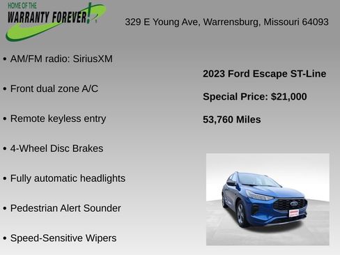 Used 2023 Ford Escape ST-Line FWD image 4