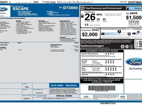 Used 2014 Ford Escape SE FWD image 23