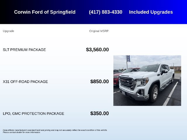 Used 2019 GMC Sierra 1500 SLT w/ SLT Premium Package AWD/4WD image 5