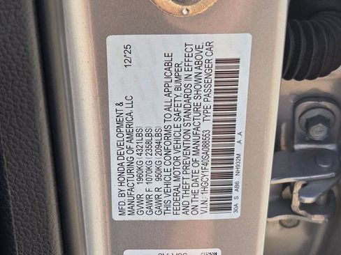 Used 2025 Honda Accord SE image 33