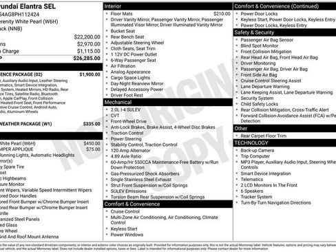 Certified 2023 Hyundai Elantra SEL w/ Convenience Package FWD image 12