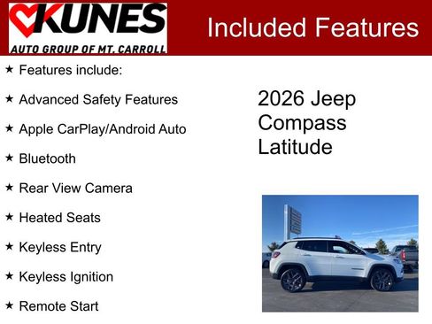 New 2026 Jeep Compass Latitude image 3