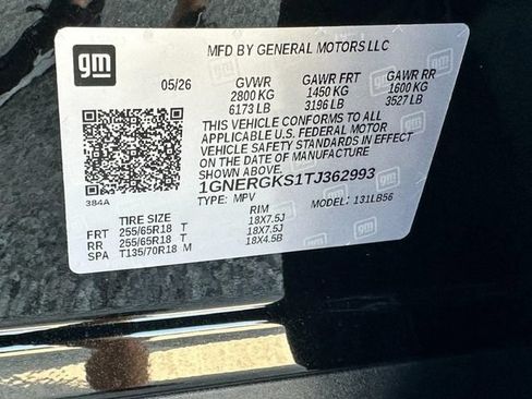 New 2026 Chevrolet Traverse LT w/ LPO, Floor Liner Package FWD image 16