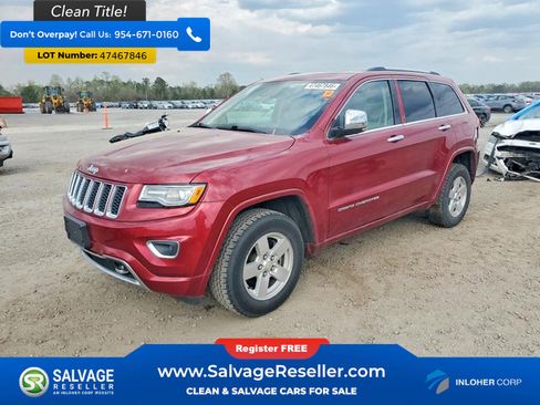 Used 2014 Jeep Grand Cherokee Overland w/ Advanced Technology Group image 1