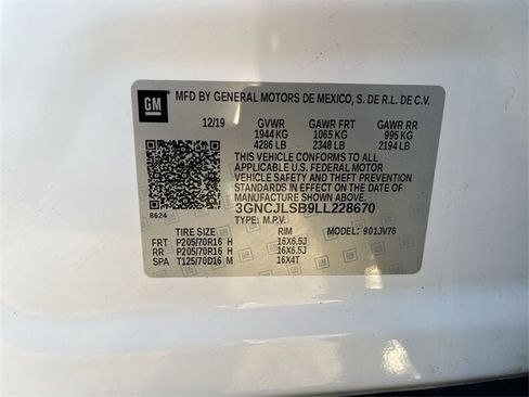 Certified 2020 Chevrolet Trax LT image 30