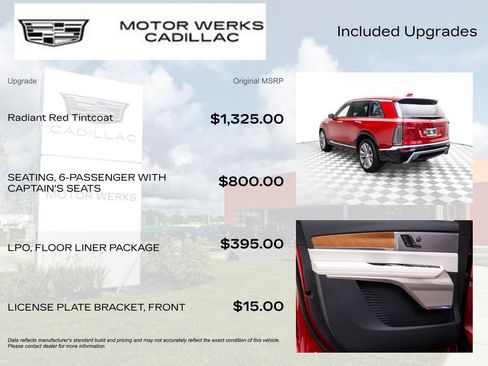 New 2026 Cadillac Vistiq Luxury w/ LPO, Floor Liner Package image 9