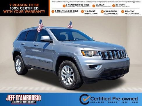 Certified 2021 Jeep Grand Cherokee Laredo X AWD/4WD image 1