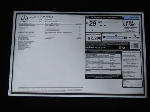 Certified 2025 Mercedes-Benz C 300 Sedan image 9