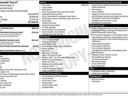 New 2026 Chevrolet Trax LT w/ Sunroof Package image 8