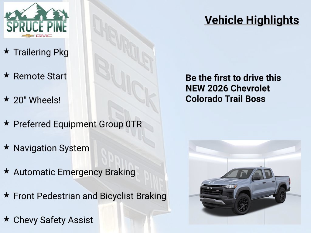 New 2026 Chevrolet Colorado Trail Boss AWD/4WD image 5