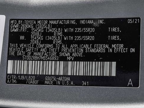 Used 2021 Toyota Highlander Limited image 29