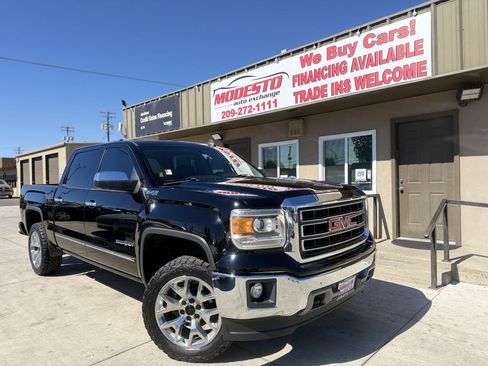 Used 2015 GMC Sierra 1500 SLT w/ SLT Crew Cab Value Package AWD/4WD image 1