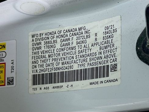 Used 2022 Honda Civic Sport image 31