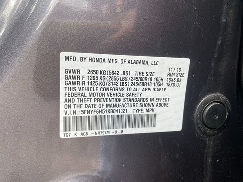 Used 2019 Honda Pilot EX-L image 33