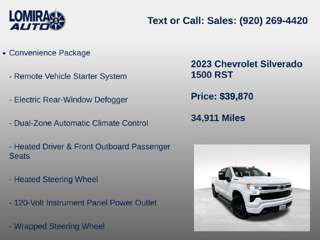 Used 2023 Chevrolet Silverado 1500 RST w/ Convenience Package II AWD/4WD image 39