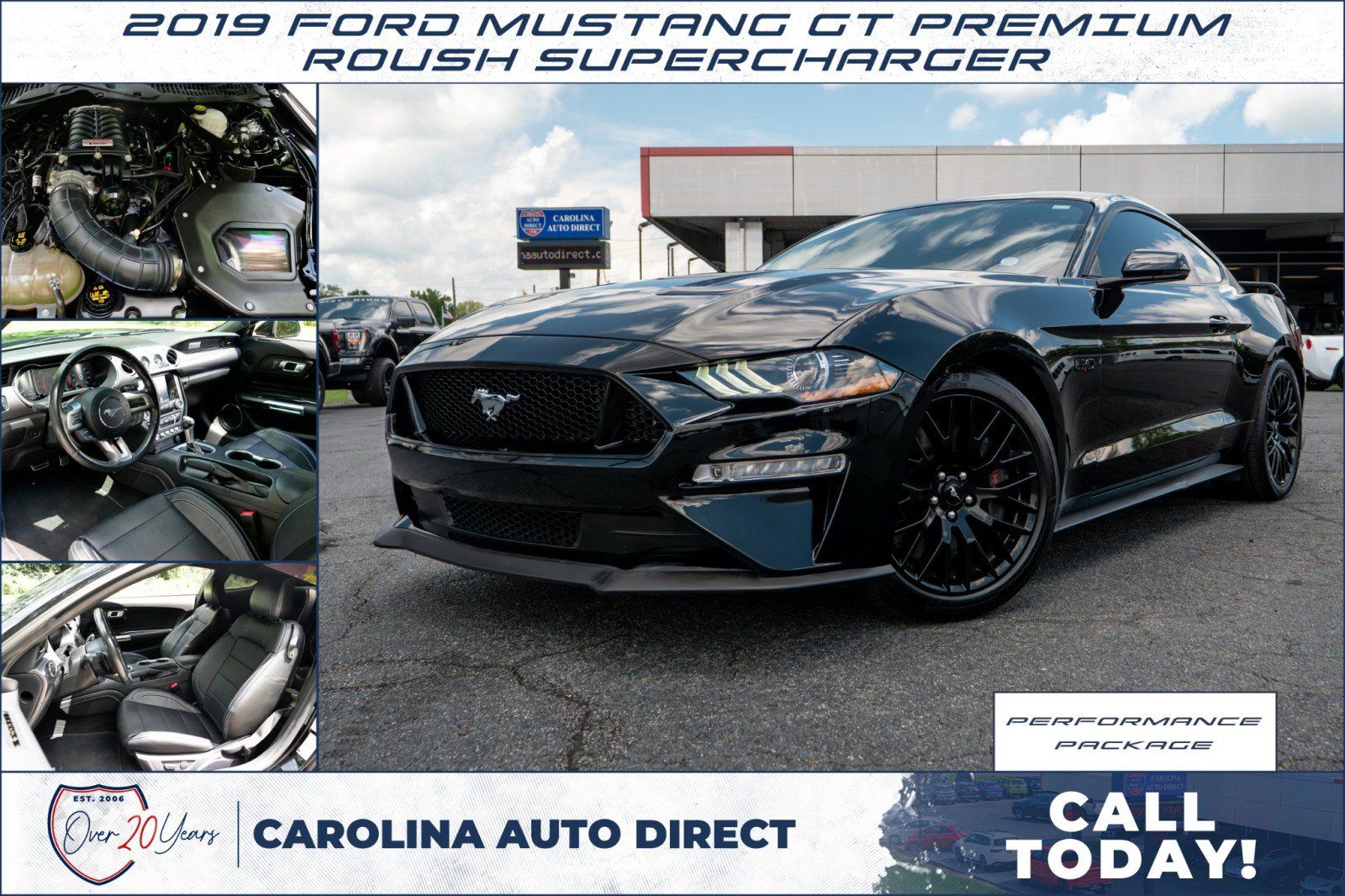 Used 2019 Ford Mustang GT Premium w/ GT Performance Package RWD image 1