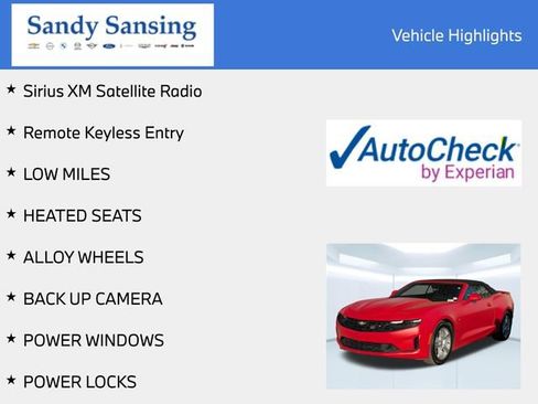 Used 2019 Chevrolet Camaro LT image 8