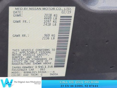 Used 2019 Nissan Altima 2.5 S image 25