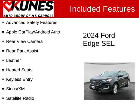 Used 2024 Ford Edge SEL AWD/4WD image 3