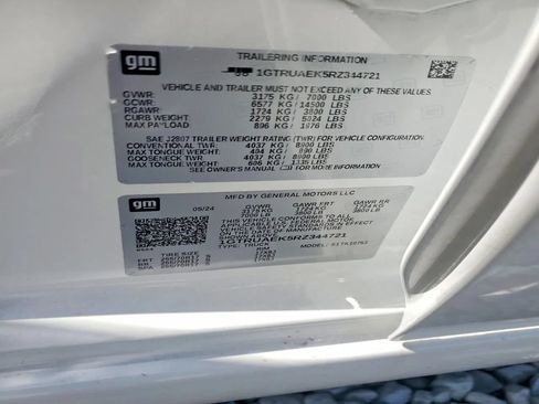 Used 2024 GMC Sierra 1500 Pro w/ Pro Value Package AWD/4WD image 12