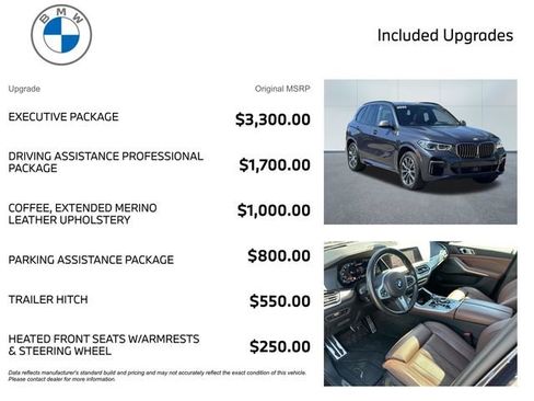 Used 2022 BMW X5 M50i w/ Executive Package AWD/4WD image 3