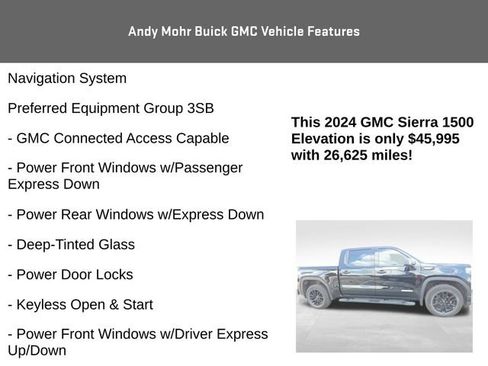 Used 2024 GMC Sierra 1500 Elevation w/ Elevation Premium Package AWD/4WD image 4