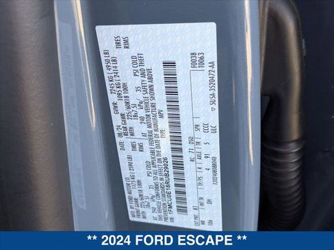 Certified 2024 Ford Escape PHEV w/ PHEV Premium Package image 24